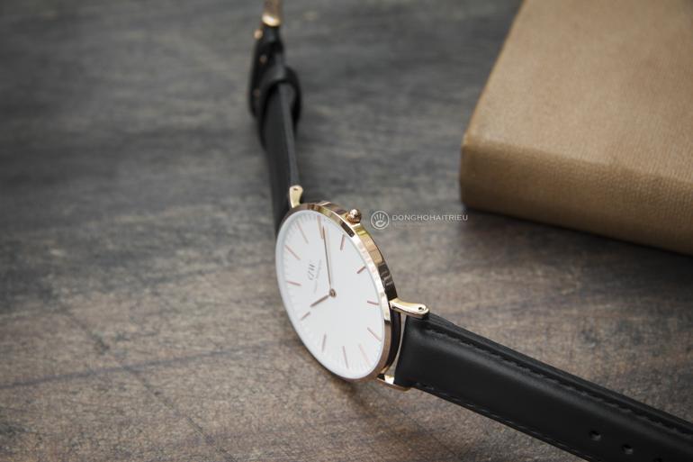 10 thương hiệu đồng hồ siêu mỏng nổi tiếng nhất Việt Nam - đồng hồ siêu mỏng 6mm Daniel Wellington DW00100007