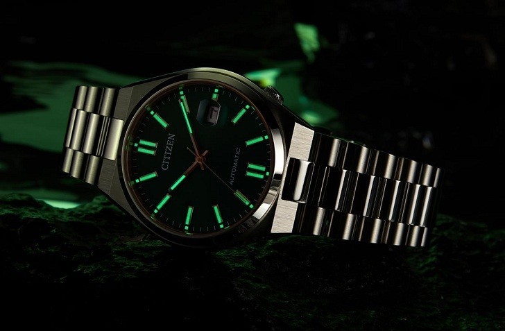 Đồng hồ Citizen Machenical NJ0150-81X mặt xanh nam tính! - ảnh 2