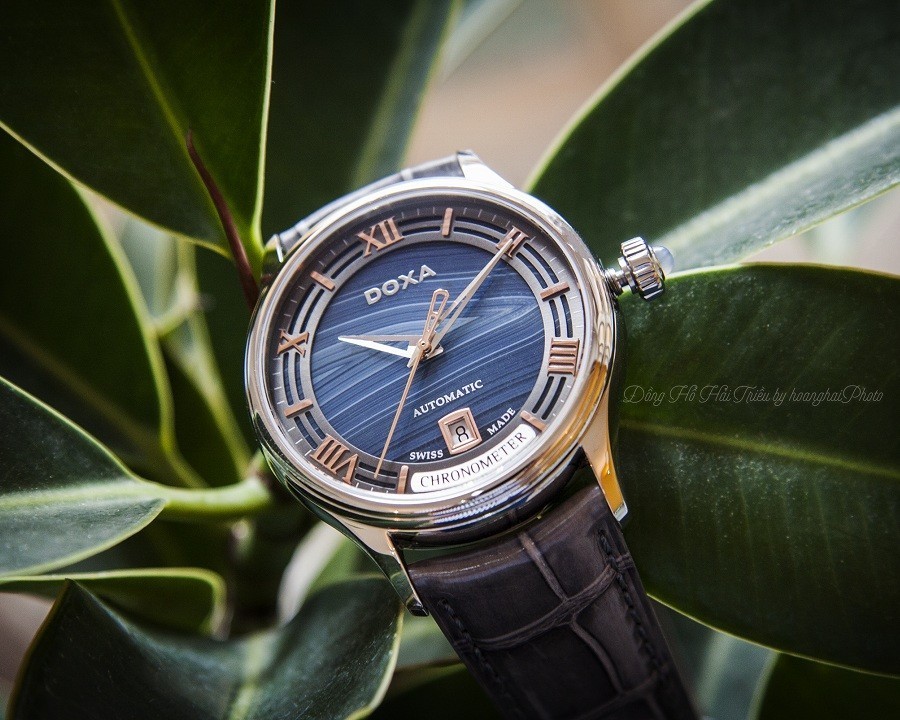 Đồng hồ Doxa GrandeMetre Blue Planet D198SAG chính hãng 100% - ảnh 2