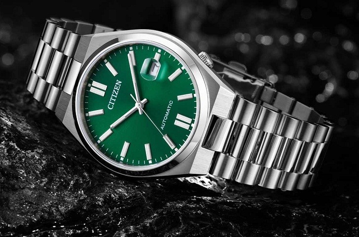 Đồng hồ Citizen Machenical NJ0150-81X mặt xanh nam tính! - ảnh 3
