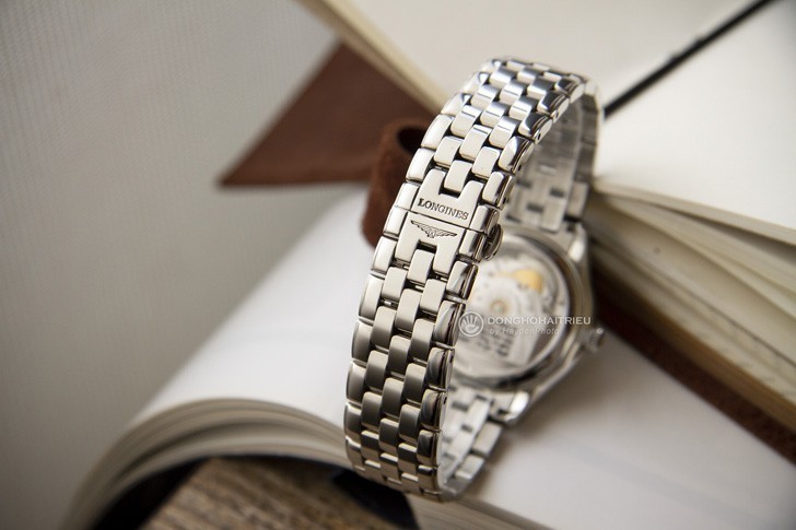 Đồng hồ Longines L4.799.4.12.6 dây kim loại, máy cơ cao cấp - ảnh 3