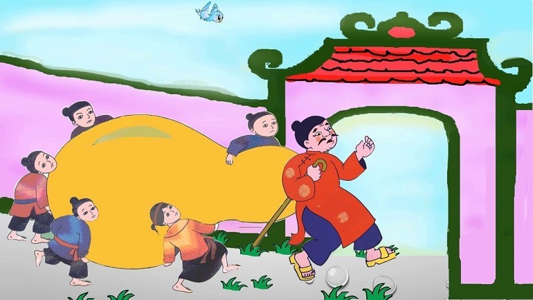 Quả bầu tiên truyện cổ tích cho bé 3 tuổi hay và ý nghĩa - Ảnh 36