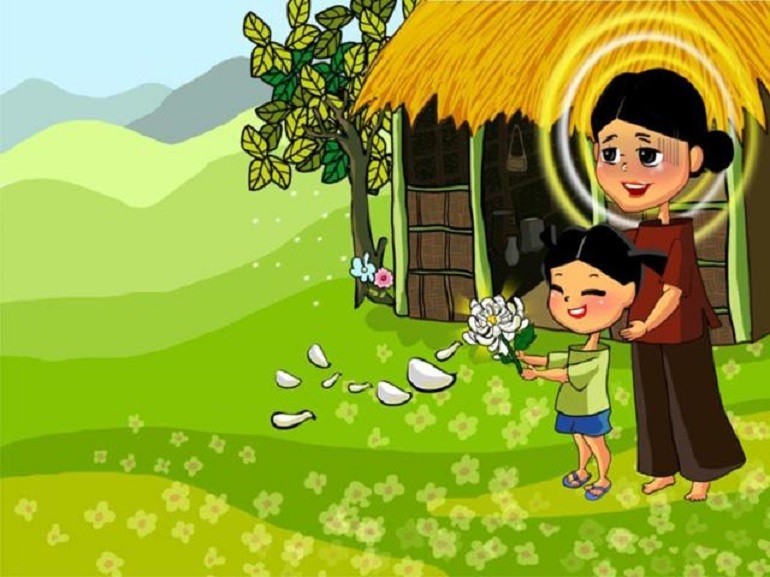 Sự tích bông hoa cúc trắng - Ảnh 45