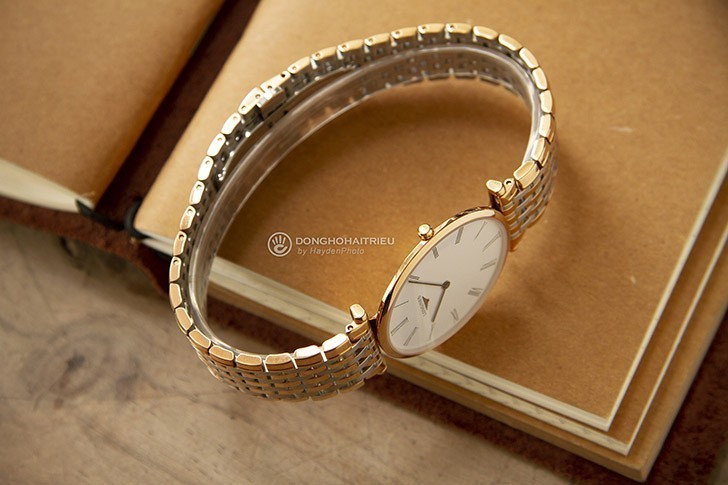 Đồng hồ Longines L4.755.1.91.7 mặt số cổ điển, dây đeo demi thời trang - ảnh 4