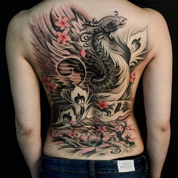 45 hình xăm chim phượng hoàng và ý nghĩa phong thủy bạn cần biết | Hombres  tatuajes, Tatuajes de aves, Tatuajes