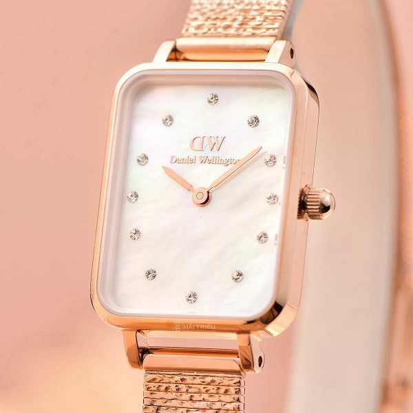Đồng hồ Daniel Wellington Quadro MOP DW00100578 chính hãng 100% - Ảnh 5