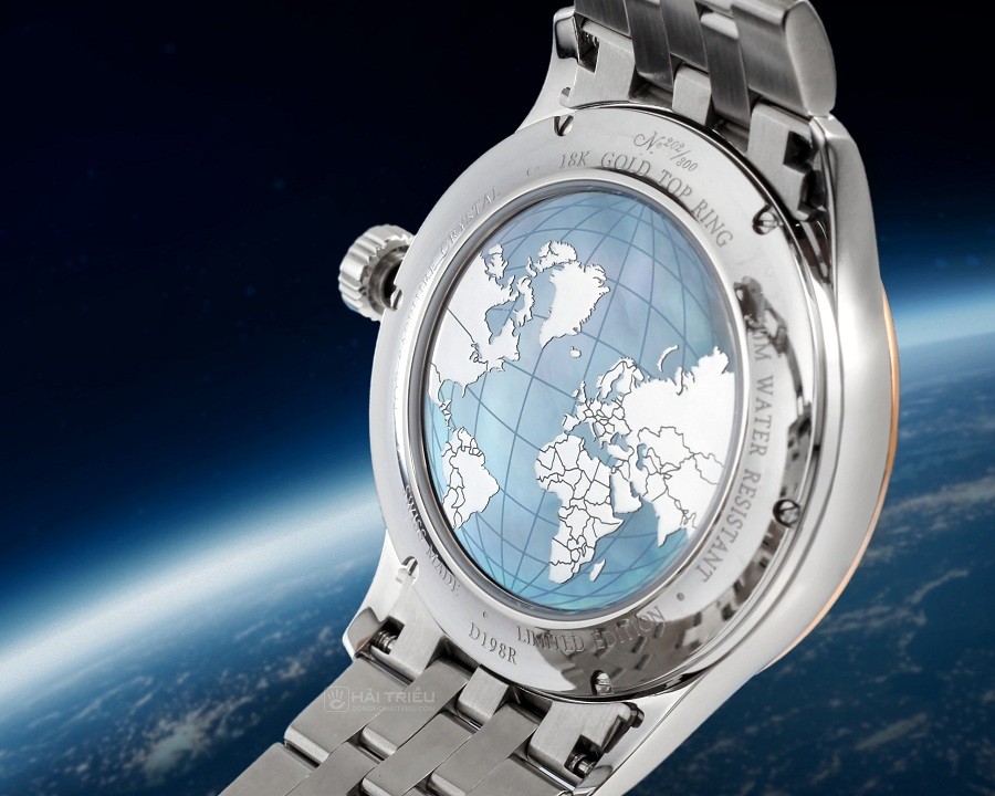 Đồng hồ Doxa GrandeMetre Blue Planet D198RAB chính hãng 100% - hình 5