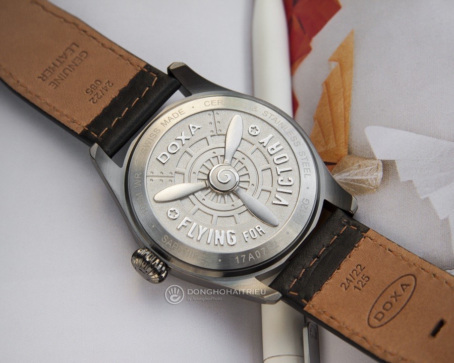Đồng hồ Doxa Pilot D212GBK chính hãng 100% - ảnh 5