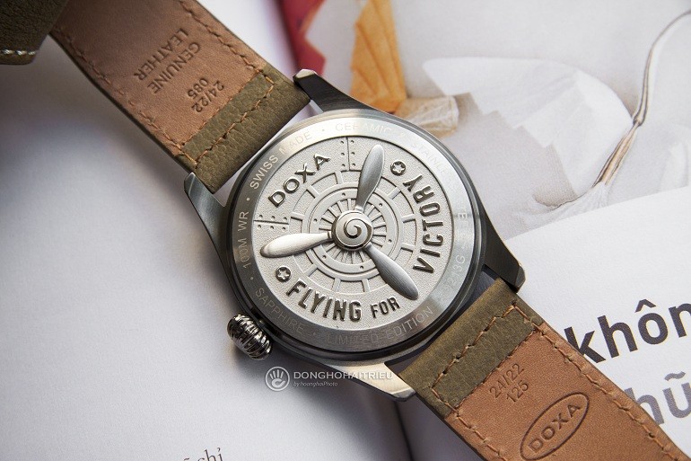 Đồng hồ Doxa Pilot D213GGY chính hãng 100% - ảnh 5