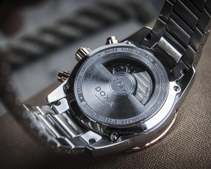 Đồng hồ Doxa Trofeo ChronoMax D128RWH chính hãng 100% - ảnh 5