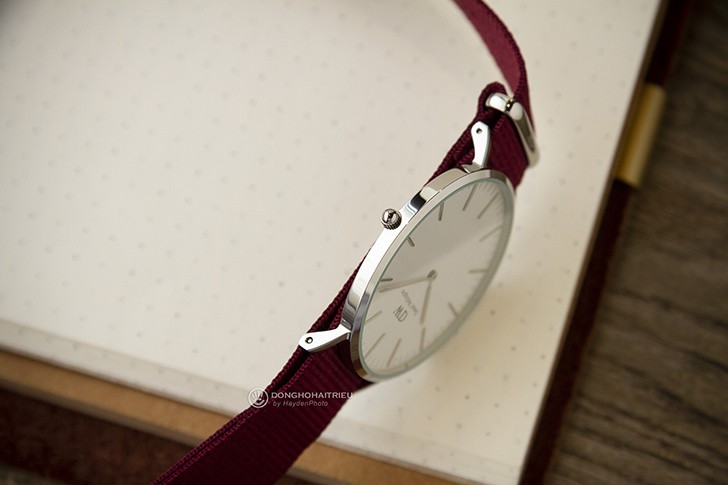 Ngây ngất trước đồng hồ Daniel Wellington DW00100268 dây vải đỏ - ảnh 5
