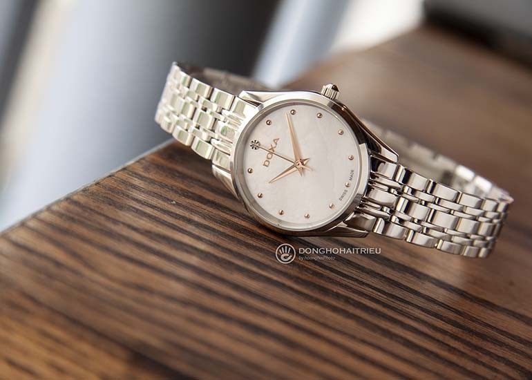 quà tặng 20-10 tặng cô giáo - đồng hồ doxa kim cương