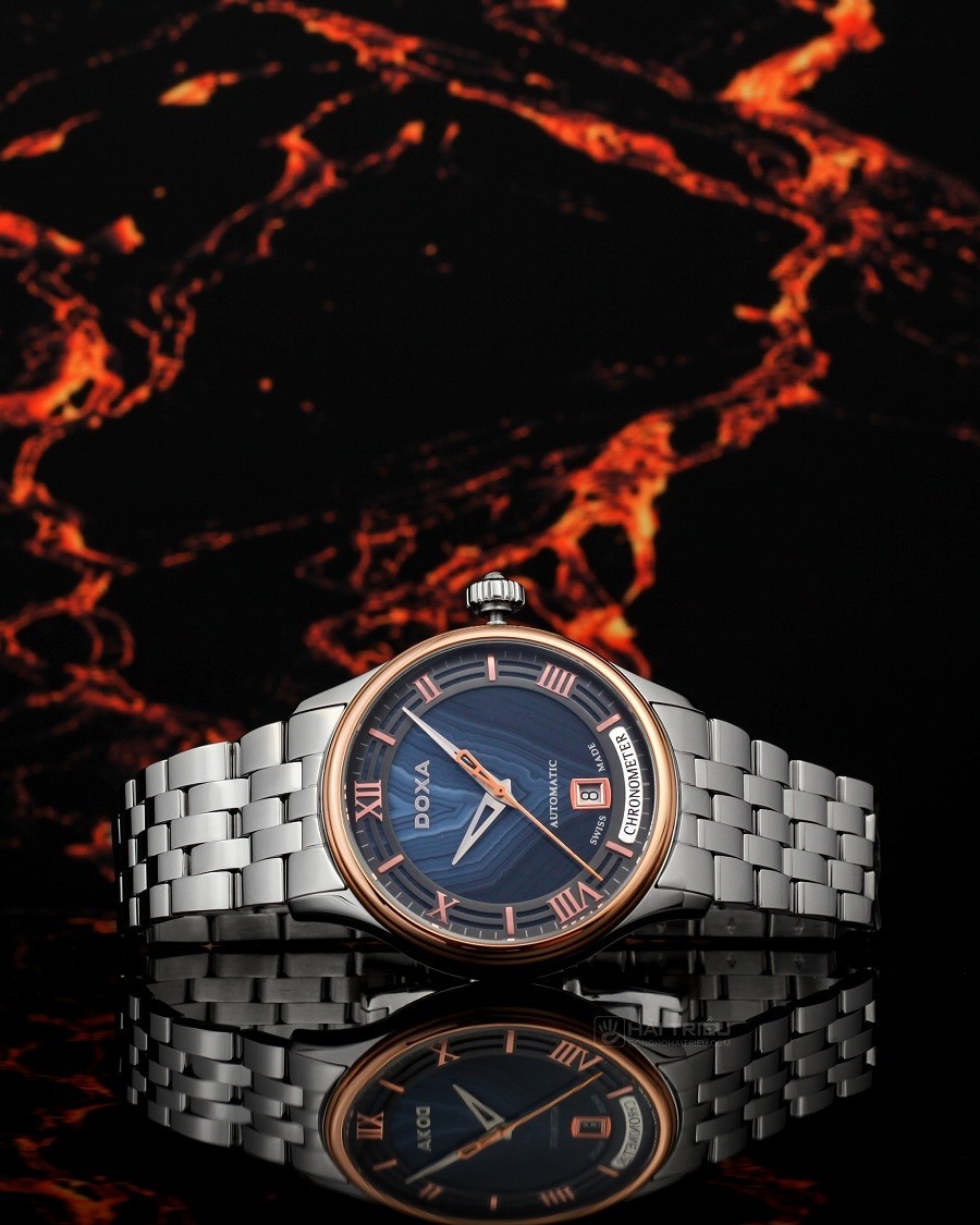 Đồng hồ Doxa GrandeMetre Blue Planet D198RAB chính hãng 100% - hình 6