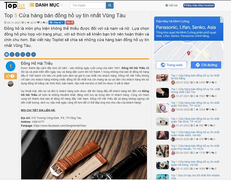 Đồng hồ Hải Triều nằm trong top list 5 cửa hàng đồng hồ uy tín tại Vũng Tàu - Hình 8