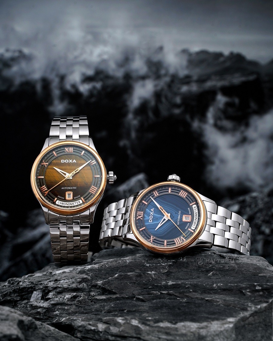 Đồng hồ Doxa GrandeMetre Blue Planet D198RAB chính hãng 100% - hình 9