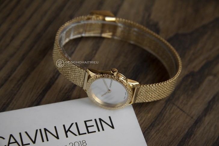 Đồng hồ Calvin Klein K3M23V26 thiết kế mạ vàng sang trọng - Ảnh 6
