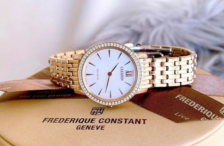 Đồng hồ nữ Citizen EX1483-84A bộ máy năng lượng ánh sáng - Ảnh 5