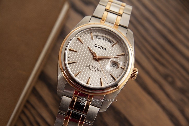 Đồng hồ Doxa D122RSV với thiết kế sang trọng, đẳng cấp - Ảnh: 1