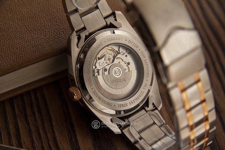 Đồng hồ Doxa D122RSV với thiết kế sang trọng, đẳng cấp - Ảnh: 5