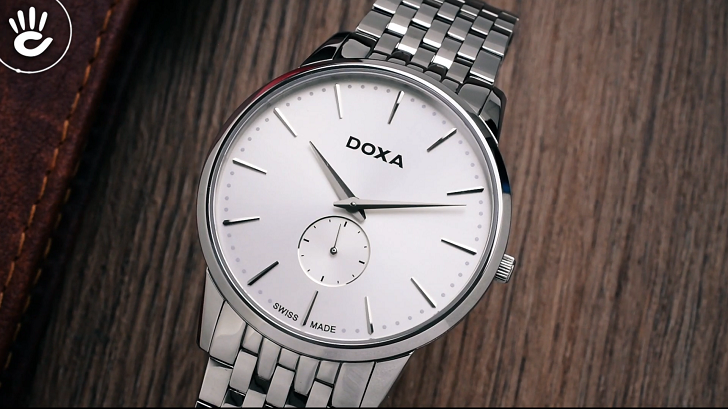 Đánh giá đồng hồ nam Doxa D155SWH kính sapphire, máy Thụy Sỹ - Ảnh 3