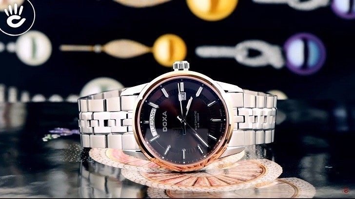 Đồng hồ Doxa D188RBR cao cấp, mang đậm phong cách cổ điển - Ảnh: 1