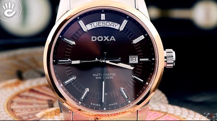 Đồng hồ Doxa D188RBR cao cấp, mang đậm phong cách cổ điển - Ảnh: 2