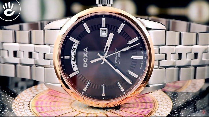 Đồng hồ Doxa D188RBR cao cấp, mang đậm phong cách cổ điển - Ảnh: 4