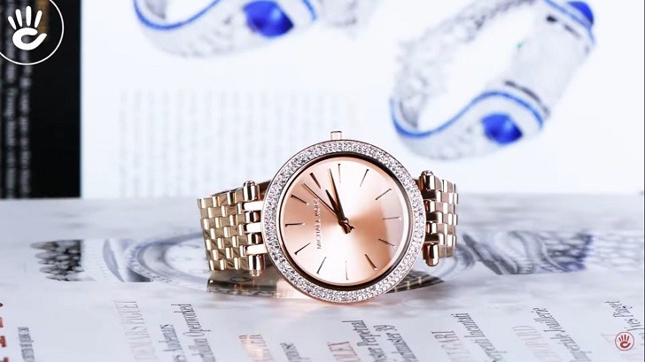 Đồng hồ Michael Kors MK3192 đính đá sang trọng - Ảnh 1