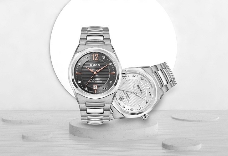 Doxa D189SSV đắt giá không chỉ nhờ 8 viên kim cương tự nhiên - Ảnh: 1