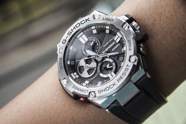 G-Shock GST-B100-1ADR có kích thước khá lớn - Ảnh 5