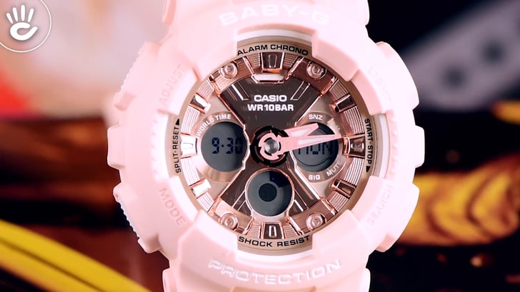 Đồng hồ Baby-G BA-130-4ADR chống sốc, chống nước 100m - Ảnh 2