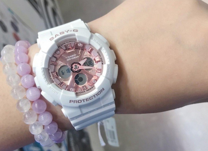 Đồng hồ nữ Baby-G BA-130-7A1DR giá rẻ, thay pin miễn phí - Ảnh 1