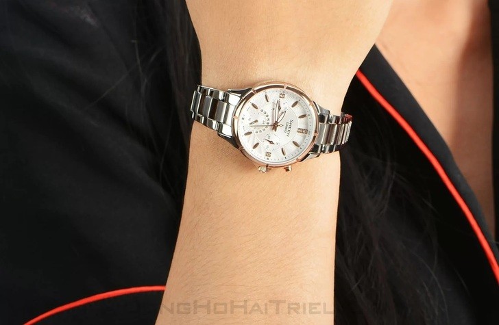 Đồng hồ nữ Casio SHE-3047SG-7AUDR đính đá sang trọng - Ảnh 1