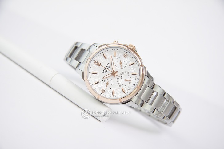 Đồng hồ nữ Casio SHE-3047SG-7AUDR đính đá sang trọng - Ảnh 4
