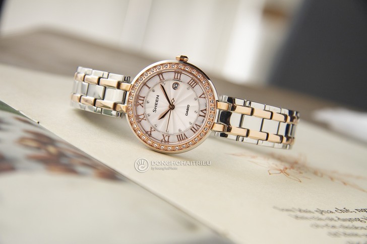 Đồng hồ Casio SHE-4034BSG-7AUDR giá rẻ, thay pin miễn phí - Ảnh 1