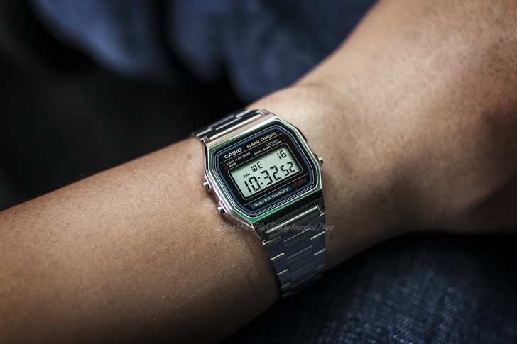 Đồng hồ Casio A158WA-1DF giá rẻ, được thay pin miễn phí - Ảnh 2