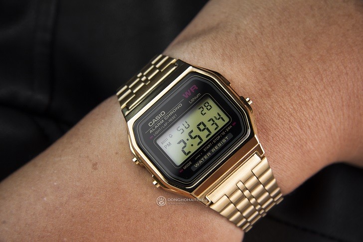 Casio A159WGEA-1DF đồng hồ điện tử thời trang - Ảnh 2