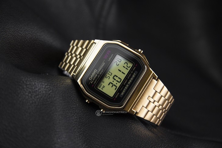 Casio A159WGEA-1DF đồng hồ điện tử thời trang - Ảnh 3