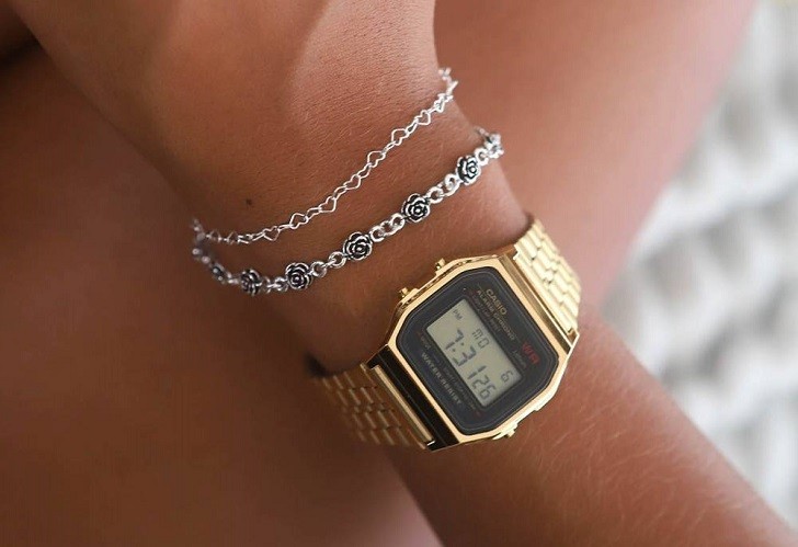 Casio A159WGEA-1DF đồng hồ điện tử thời trang - Ảnh 1