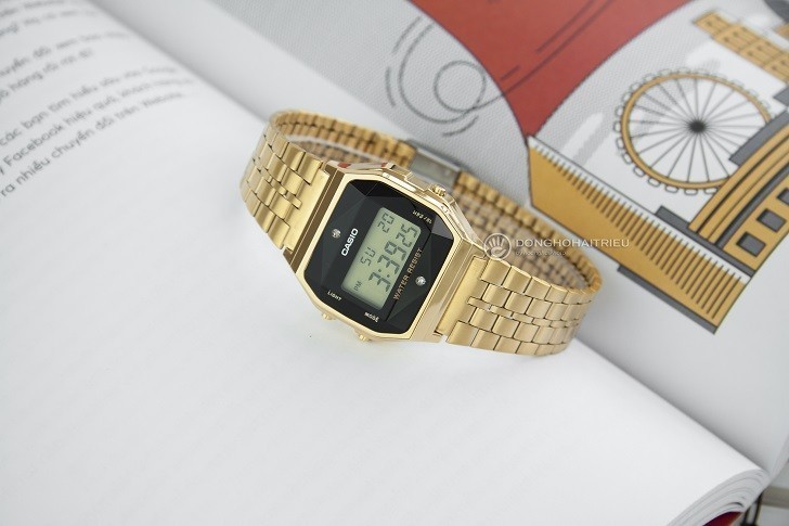 Đồng hồ Casio A159WGED-1DF rẻ, thay pin trọn đời miễn phí - Ảnh 1