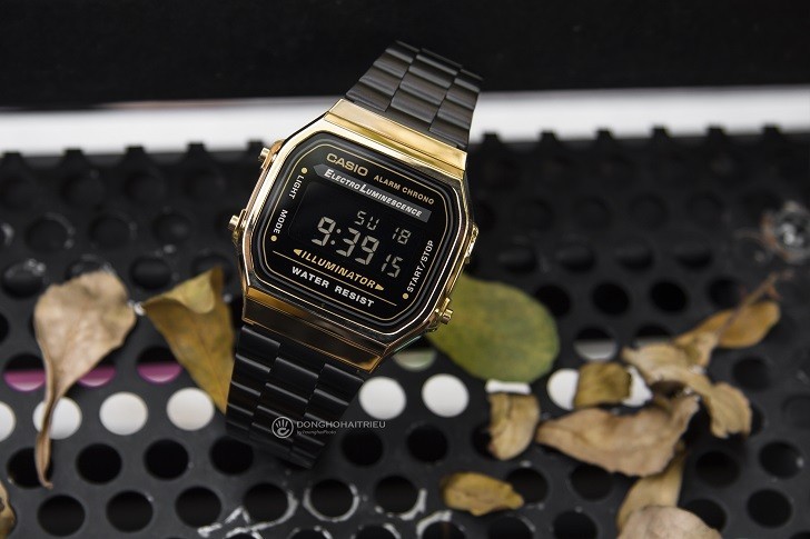 Đồng hồ nam Casio A168WEGB-1BDF thay pin miễn phí trọn đời - Ảnh 3