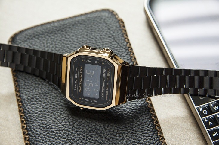 Đồng hồ nam Casio A168WEGB-1BDF thay pin miễn phí trọn đời - Ảnh 7