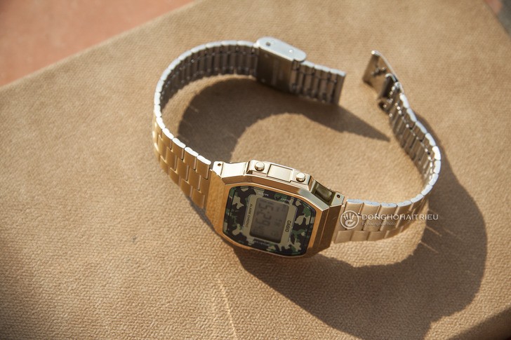 Đồng hồ Casio A168WEGC-3DF giá rẻ, free thay pin trọn đời - Ảnh 5