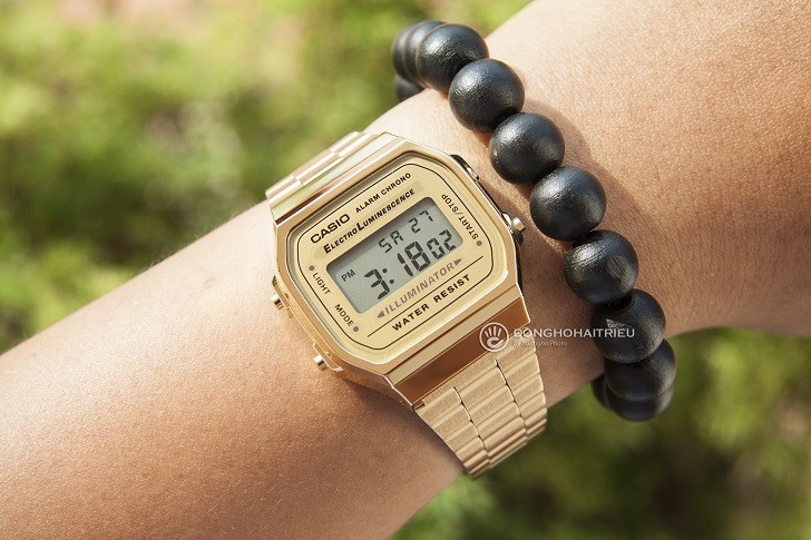 Đồng hồ unisex Casio A168WG-9WDF giá rẻ, thay pin miễn phí - Ảnh 2
