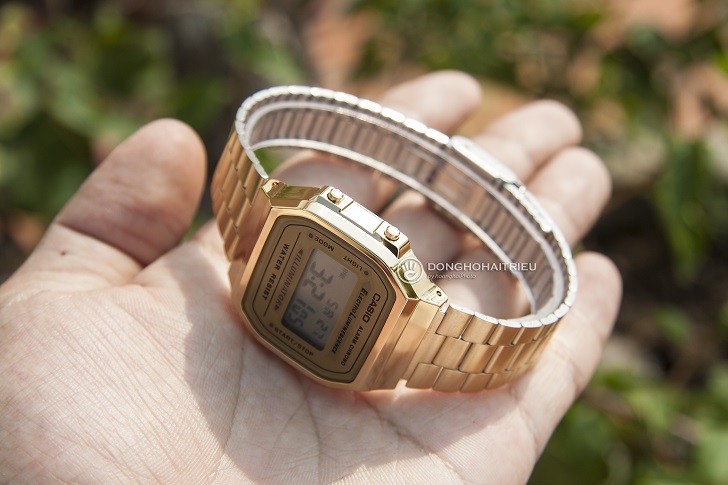 Đồng hồ unisex Casio A168WG-9WDF giá rẻ, thay pin miễn phí - Ảnh 5