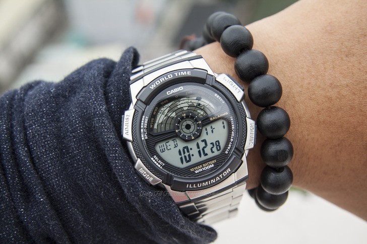 Đồng hồ Casio AE-1100WD-1AVDF giá rẻ, free thay pin trọn đời - Ảnh 2