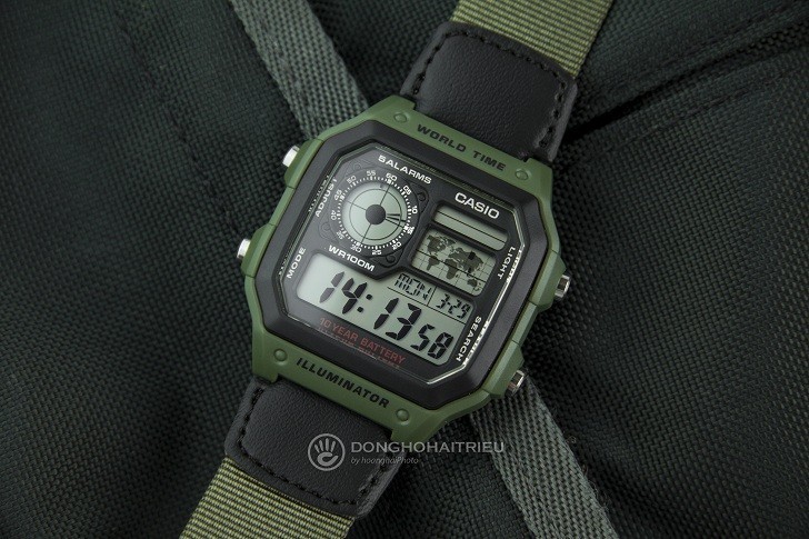 Đồng hồ Casio AE-1200WHB-3BVDF giá rẻ, thay pin miễn phí - Ảnh 6