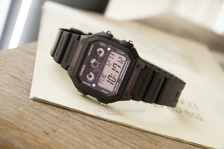 Đồng hồ Casio AE-1300WH-1A2VDF viên pin 10 năm ấn tượng - Ảnh 1