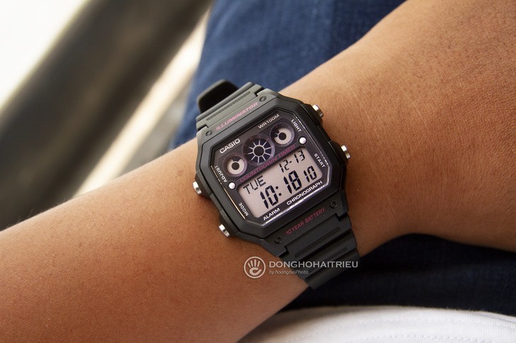 Đồng hồ Casio AE-1300WH-1A2VDF viên pin 10 năm ấn tượng - Ảnh 2