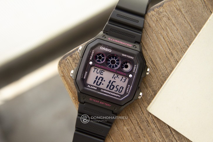 Đồng hồ Casio AE-1300WH-1A2VDF viên pin 10 năm ấn tượng - Ảnh 5